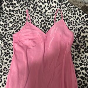 Time and Tru Pink Women's Slip Dress MED